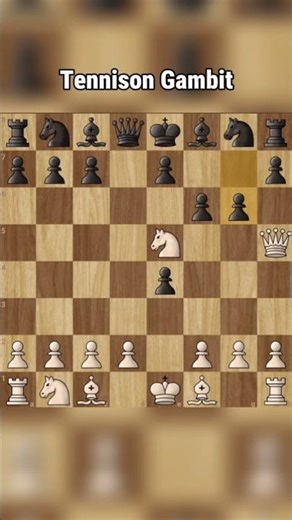 HOW TO WIN IN 7 MOVES!! #chess #gambit #tennisongambit
