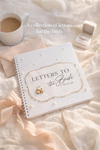 Letters to the Bride Book | Wedding Keepsake Gift for Bride - Etsy