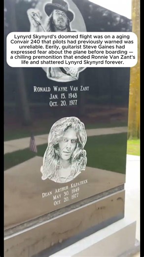 Lynyrd Skynyrd's doomed flight was on a aging Convair 240 #celebritynews #musichistory