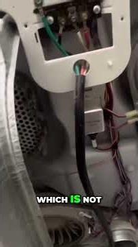 This is why your clothes aren't drying #dryerrepair #laundry #diy