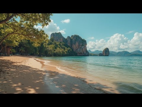 ASMR Beach Waves Sound for Sleep | Relaxing Ocean Music to Unwind