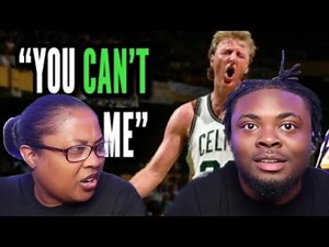MOM REACTS - Larry Bird Trash Talking !