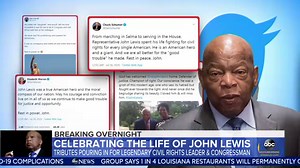 Reactions to the loss of John Lewis