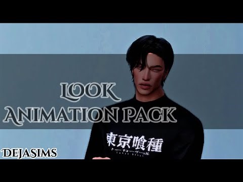 Look Animation Pack | Sims 4 Animations
