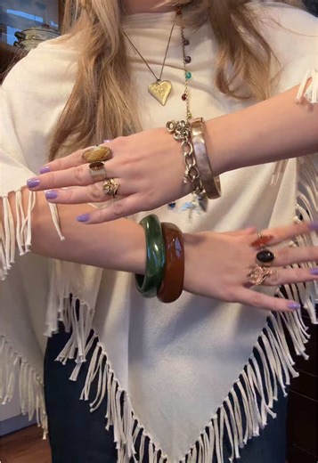 Stylish Outfit Inspiration with Poncho and Jewelry