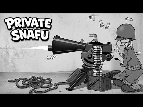 Private Snafu – Fighting Tools (1943) | Restored WWII US Cartoon