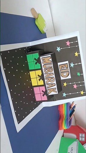 ح#Last Minute Eid Card DIYs | DIY Eid Gift card making ideas #eid2026 #eidcards #eidmubarak #shorts