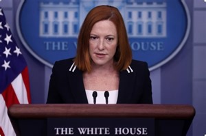 Jen Psaki in Quarantine after Testing Positive for Covid-19; Says Met Biden Last on Tuesday