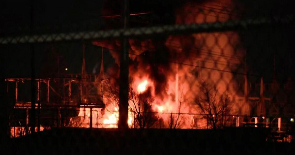 Explosion at North Fort Worth power substation ignites massive fire, prompts voluntary evacuations