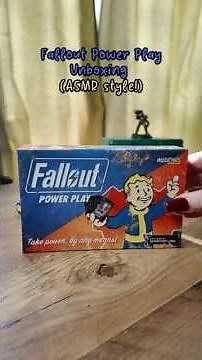 NEW FALLOUT CARD GAME?! 😍 ASMR unboxing! #falloutpowerplay #boardgames #tabletop