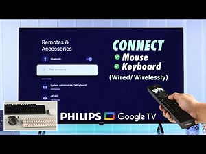 How to Connect a Mouse/ keyboard to Philips Google TV! [USB or Wirelessly]