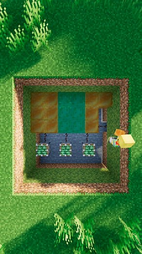 Automated Swimming Pool in Minecraft