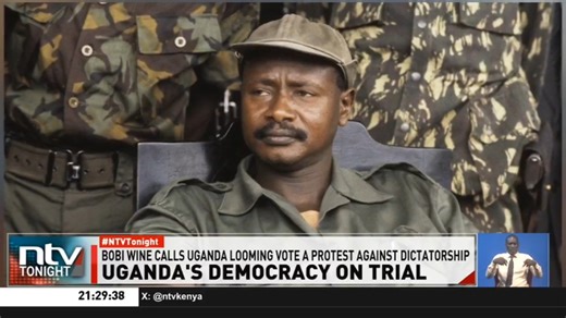 Uganda's Democracy On Trial: This year marks President Museveni’s four decades in power, placing him among Africa’s longest-serving heads of state. Bobi Wine details allegations of human rights abuses in Uganda and reforms he intends to pursue👇 #NTVTonight | NTV Kenya