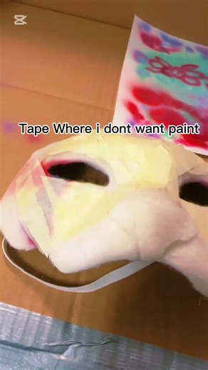 Part 1 of making a puppet mask! | #maskmaking #furry #cat #maskmaker #puppet #fnaf