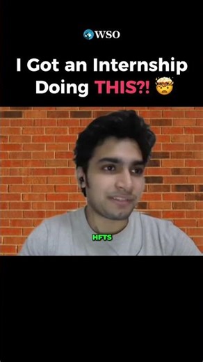 THIS Is How I Got a Quant Internship 😳