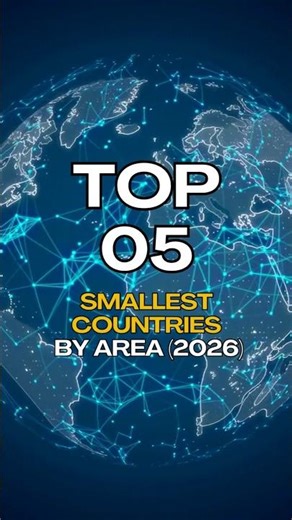 Top 5 Smallest Countries in the World 🌍 (By Area)