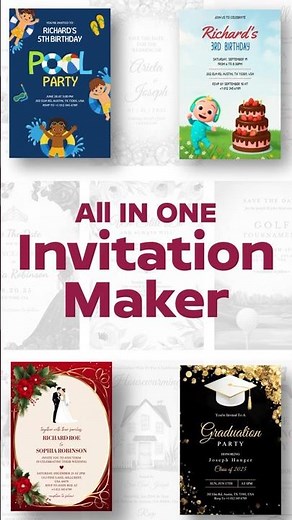 All-in-One Invitation Maker App | Create & Share Invites Instantly 🎉
