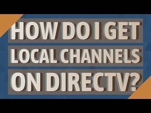 How do I get local channels on directv?