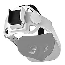 XIAOGE Elite Strap for Oculus Quest 2 with Head Cushion & Mobile Power Fixing Bracket, Adjustable Comfortable Protective Head Strap Compatibly Multiple Sizes Powerbank