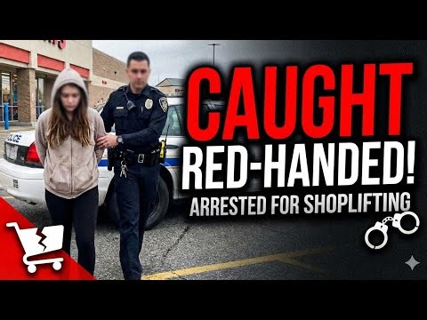 Woman Got Arrested After Being Caught Shoplifting 😱🚨