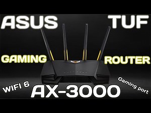 ASUS TUF AX3000 Gaming Router Speed Test & Unboxing