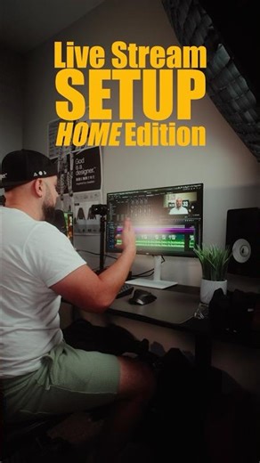 Behind the Scenes: Setting Up My Livestream Desk 🎥 Creator Workflow #Shorts