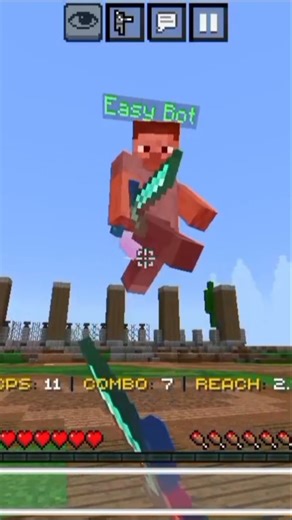 avg butterfly clicker in mobile 🗿☠️ | #minecraft