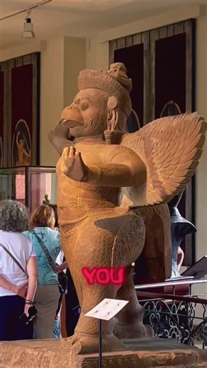 Garuda Statue in Cambodia 🇰🇭 Today, I stand before you to speak about the Garuda Statue in Cambodia, a powerful symbol of our history, culture, and spiritual heritage. Garuda is not just a statue. Garuda represents strength, protection, courage, and righteousness. In Hindu tradition, Garuda is the divine mount of Lord Vishnu, the protector of the universe. For centuries, Garuda has also been deeply connected to Khmer civilization, appearing in our ancient temples, carvings, and sacred art. The