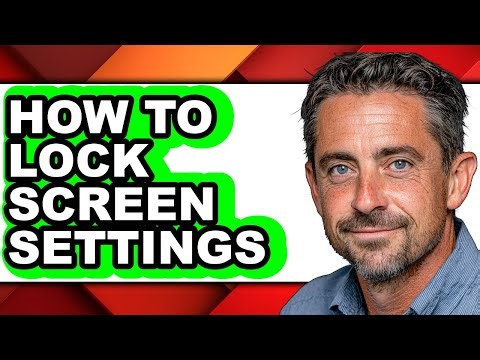 How to Lock Screen Settings (only Way)