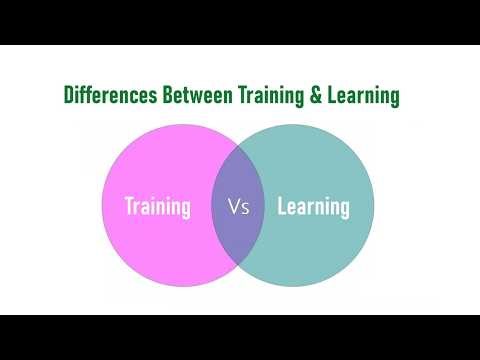 Differences Between Training and Learning