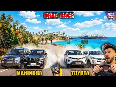 TOYOTA FORTUNER LEGENDER VS MAHINDRA SCORPIO N DRAG RACE & TOP SPEED TEST |ABHISHEKKZ GAMING