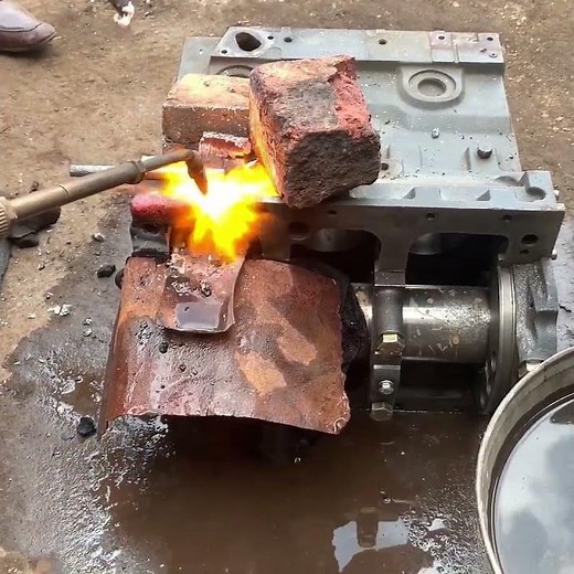 How to Rebuild Broken Engine Block with Amazing Technique