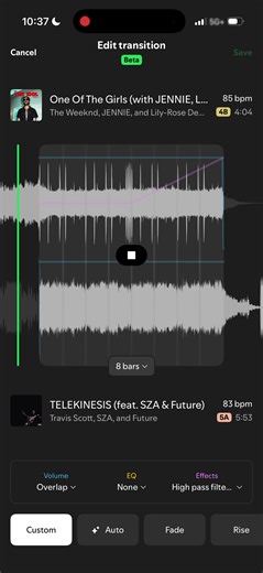 One of the girls - The weeknd // Telekinesis - Travis scott (ft. Future & SZA) - - #spotifytransition #spotifymix #mashup #remix #theweeknd