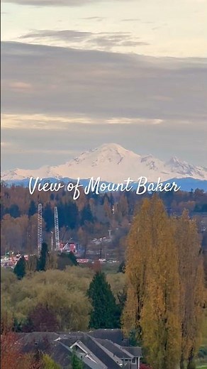 “Beautiful View of Mount Baker, USA 🇺🇸 | Stunning Snow-Capped Mountain” #Shorts