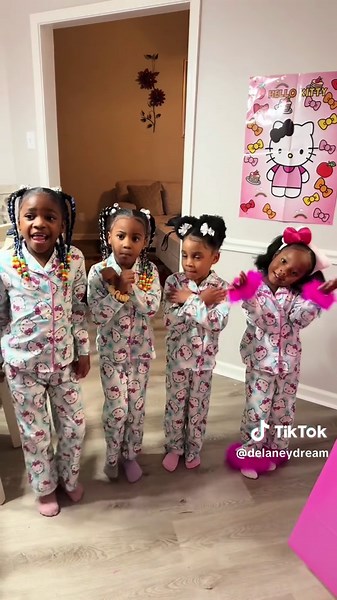 Hello Kitty Sleepover Birthday Celebration for 4-Year-Old