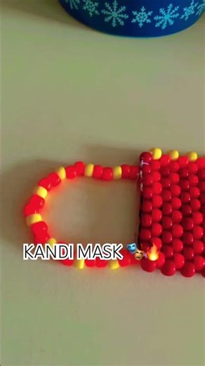 KANDI MASK🎭🔥😵‍💫 #kandi #maskmaking #bracelet