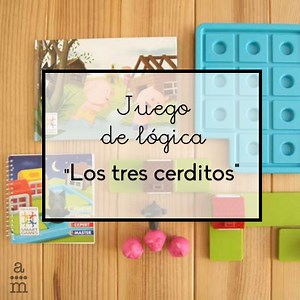 Juego de lógica Los tres cerditos - Aprendiendo matemáticas