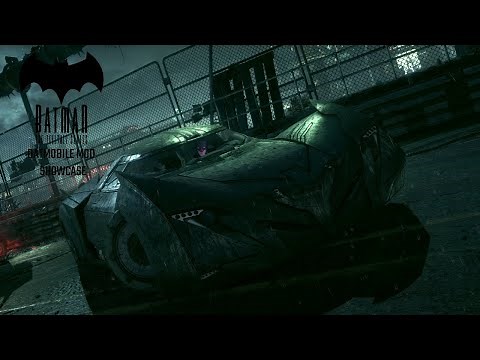 Batman: Arkham Knight - Telltale Batmobile Mod Showcase 4K 60FPS