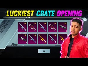 Top 15 YouTubers Luckiest Crate Opening 🤯|| Crate Opening PUBG/BGMI || Scout, Dynamo, Paras Official