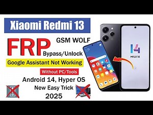 Redmi 12/Note 12 FRP Bypass Without PC | MIUI 14 & HyperOS | 100% Working New Method 2025!
