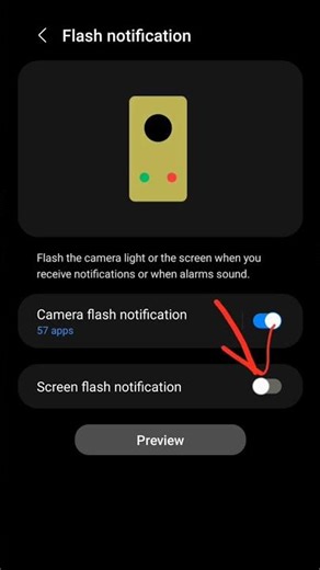ENABLE FLASH NOTIFICATION📸 #settings #android #flash #notification #technology #tech #yt #shorts