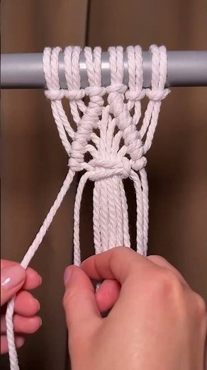 DIY Macrame Boho Element | Relaxing & Easy Knot for Wall Hangings