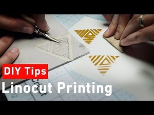 How to DIY a Linocut Print | Design Tips