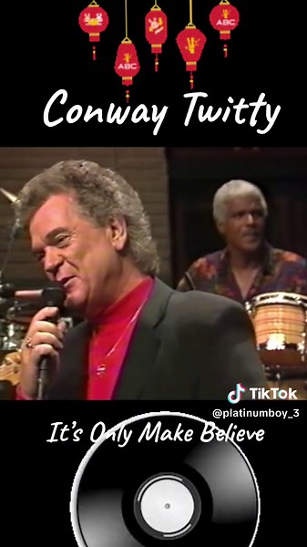 Conway Twitty Performance of 'It's Only Make Believe' (1990) | Throwback Country Hit