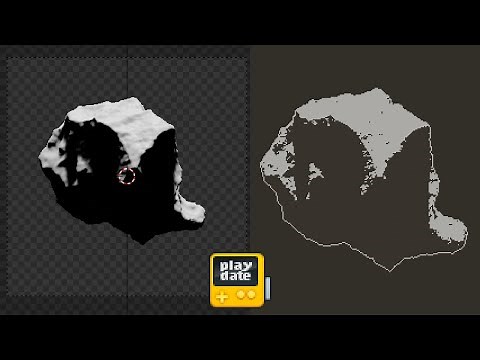 1-Bit Pre-Rendered Sprites in Blender