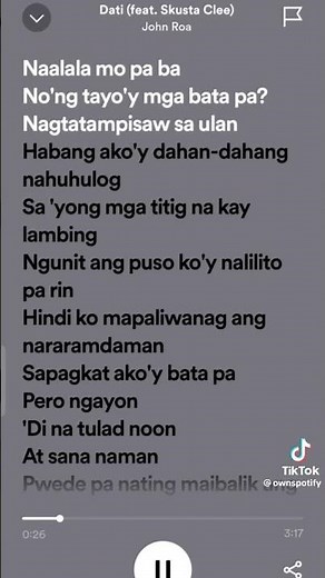 Dati by Jroa (lyrics)