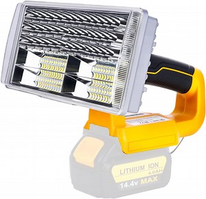 Watch 9in 40W 4200LM LED worklight Spotlight For Dewalt on Amazon Live