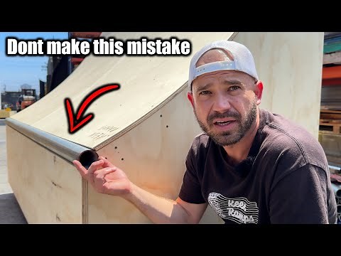 The Most Important part of Building a Skate Ramp (Coping)