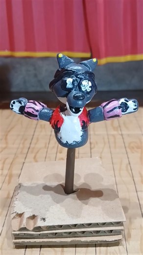 FNaF Roxy Puppet Custom Figure Stop Motion Animation