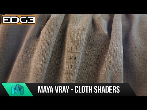 Maya & Vray Tutorial - How to create Cloth Shaders / Advanced material workflows HD